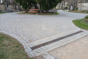 Odvodnění hřbitova, retenční nádrže, Kutná Hora 2019